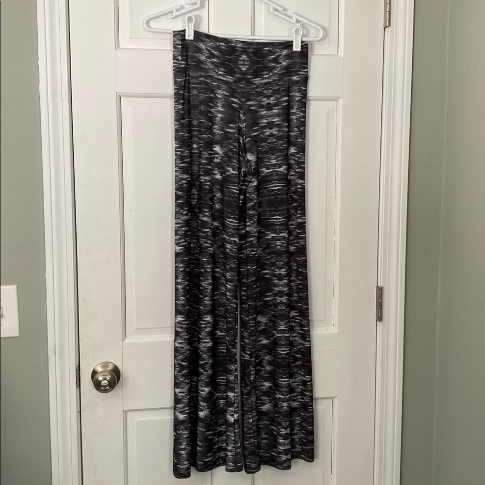 Stylish Black and White Wide Leg Pants